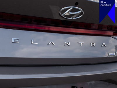 2022 Hyundai Elantra Hybrid Blue