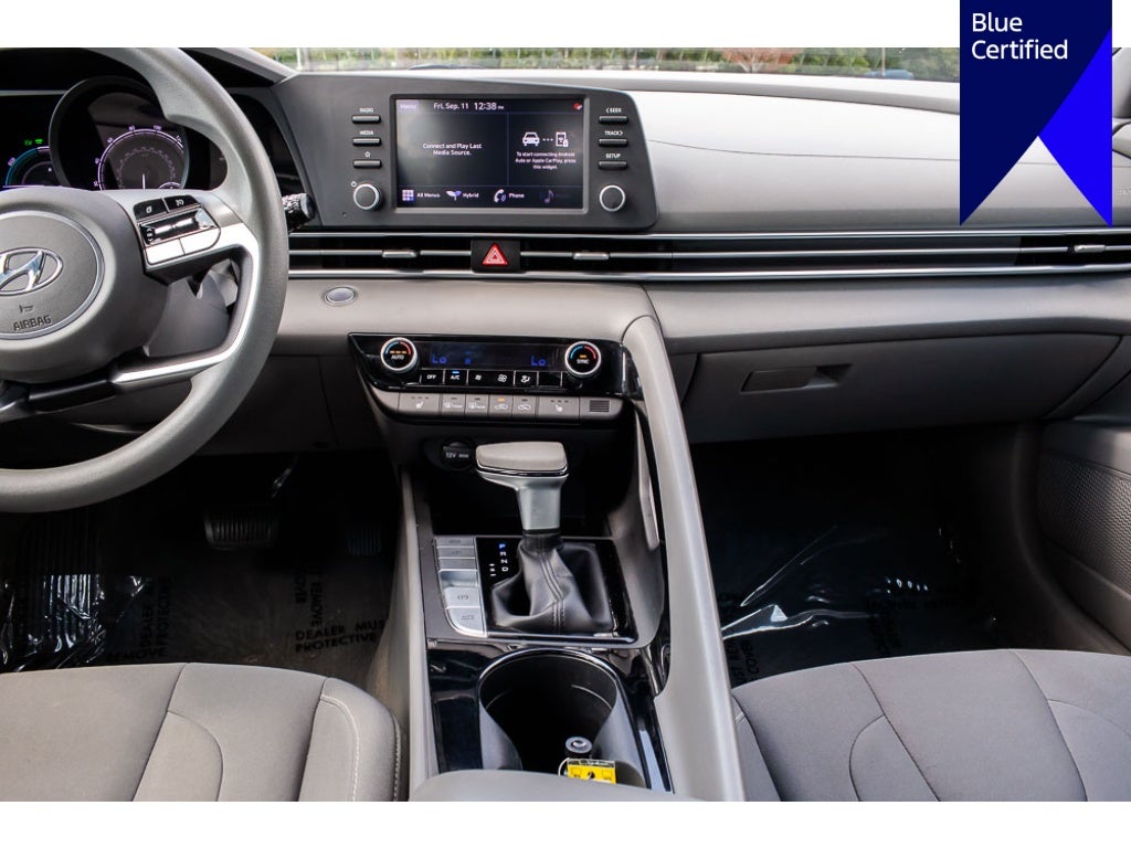 2022 Hyundai Elantra Hybrid Blue