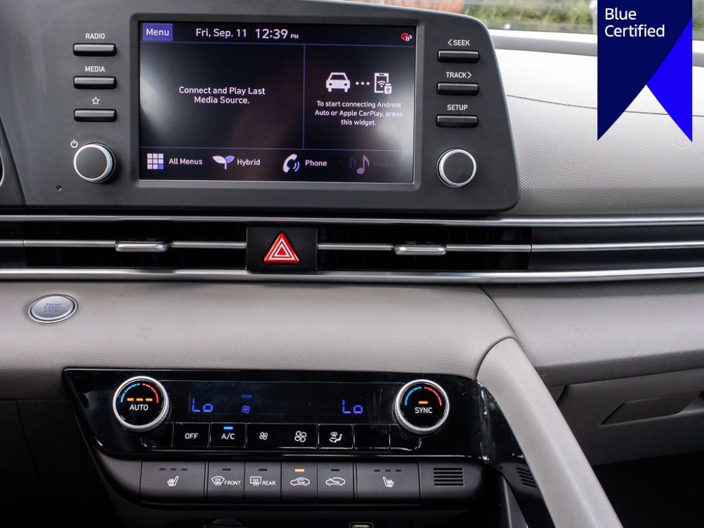 2022 Hyundai Elantra Hybrid Blue