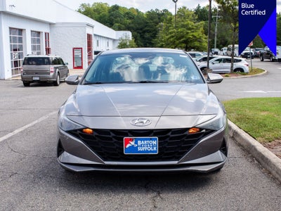 2022 Hyundai Elantra Hybrid Blue