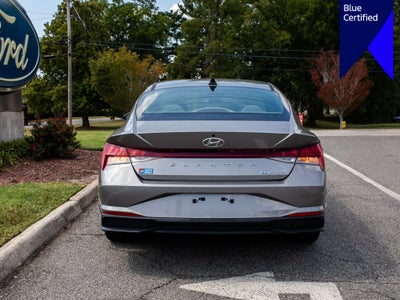2022 Hyundai Elantra Hybrid Blue