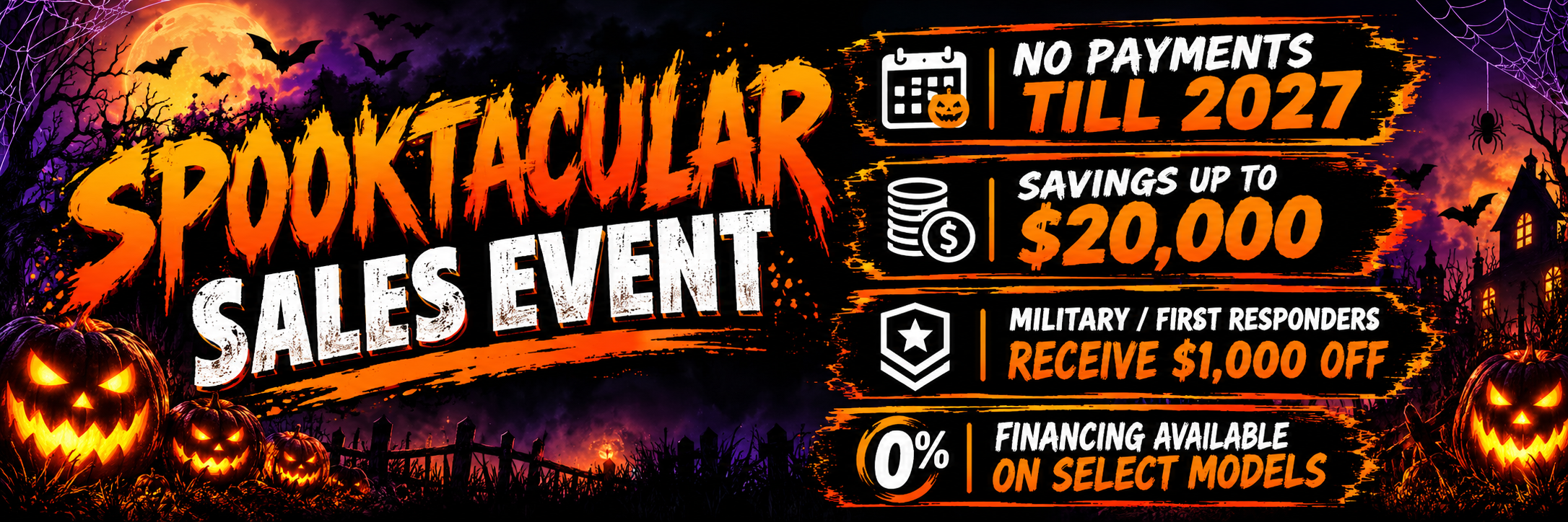 spooktacular sales event
